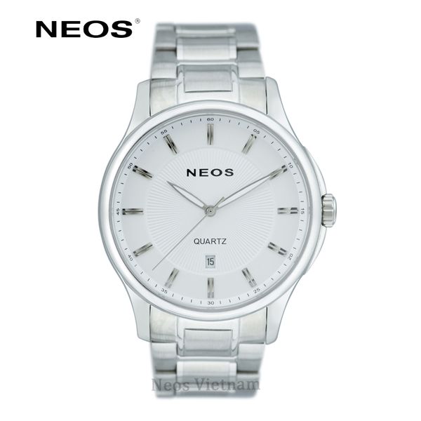 Đồng Hồ Nam Đẹp Neos N-30864M Dây Thép Bạc
