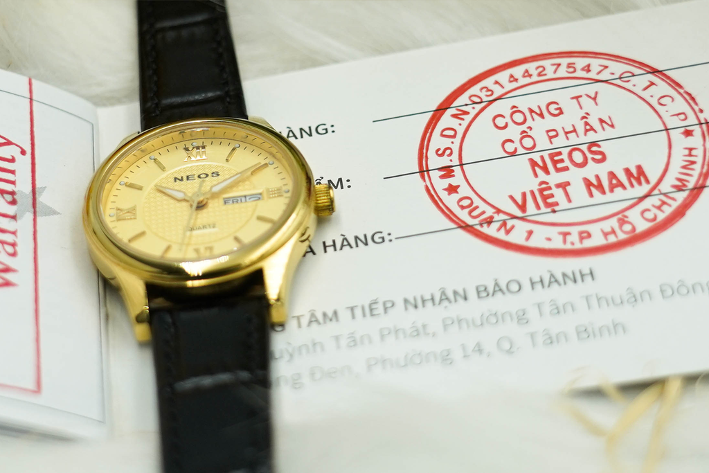 Đồng Hồ Nữ Dây Da Neos N-30869L Sapphire Bảo Hành Chính Hãng 5 Năm