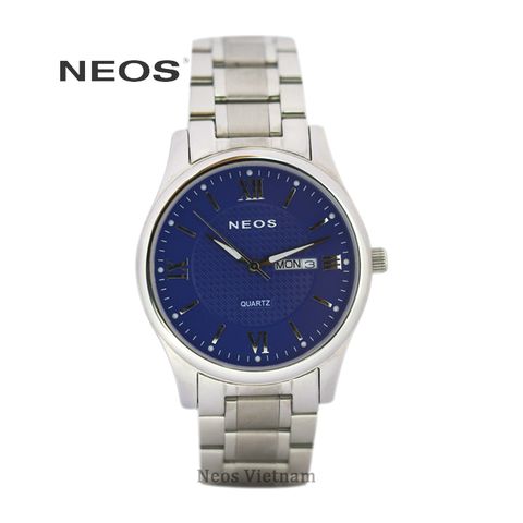 Đồng Hồ Neos N-30869M Nam Dây Thép Vàng