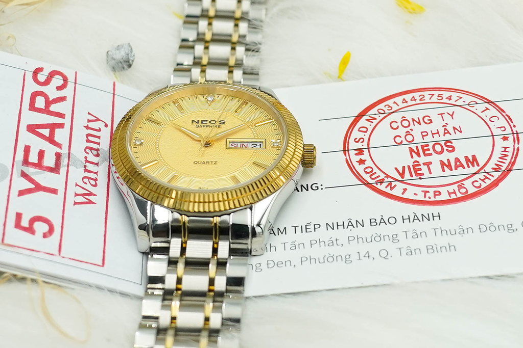 Đồng Hồ Nam Neos N-30886M Kính Sapphire Bảo Hành Chính Hãng 5 Năm