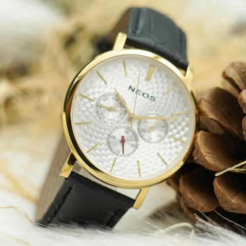 Đồng Hồ Nam Dây Da Neos N-30887M Sapphire Chính Hãng