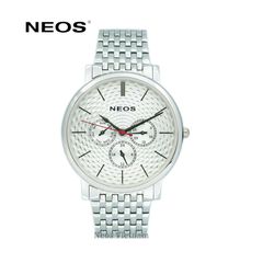 Đồng Hồ Nam Đẹp 6 kim Neos N-30887M Dây Thép Chính Hãng