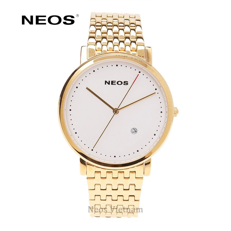 Đồng Hồ Đeo Tay Nam Neos N-30888G Sapphire Dây Thép