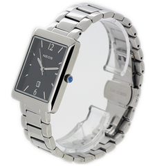 Đồng Hồ Mặt Vuông Nữ Dây Thép Neos N-30897L Sapphire Bảo Hành Chính Hãng 5 Năm