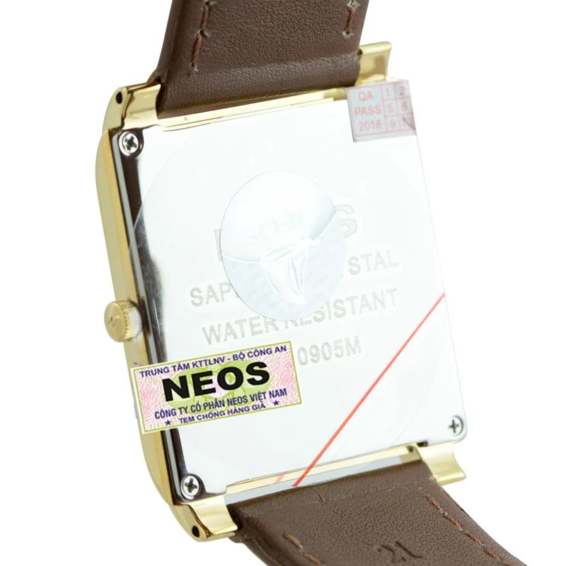Đồng Hồ Dây Da Neos N-30905M Nam Sapphire Chính Hãng