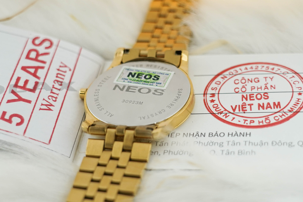 Đồng Hồ Nam Đẹp Neos N-30923M Sapphire Dây Thép Chính Hãng Bảo Hành 5 Năm