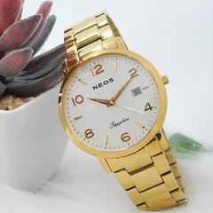 Đồng Hồ Nam Dây Thép Neos N-30943M Sapphire Bảo Hành Chính Hãng 5 Năm