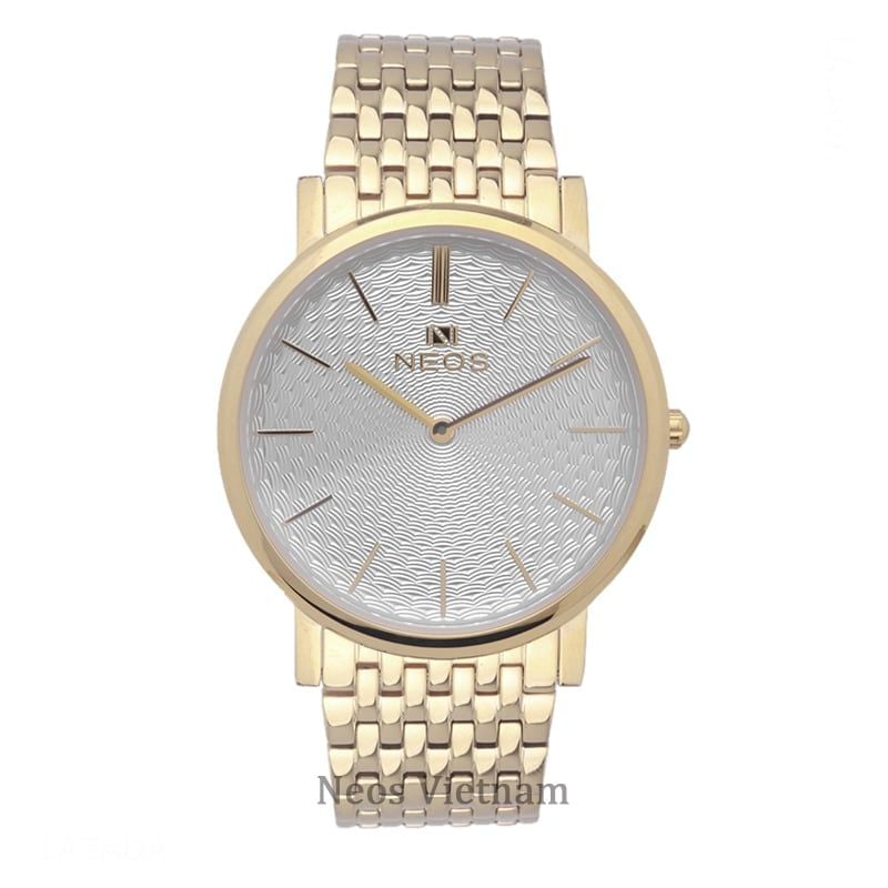 Đồng Hồ Neos N-40577M Nam Dây Thép Bạc Chính Hãng