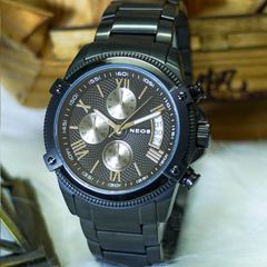 Đồng Hồ Chronograph 6 Kim Neos N-40653M Sapphire Nam Dây Thép