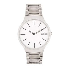Đồng Hồ Nam Chính Hãng Neos N-40655M Dây Thép Bạc