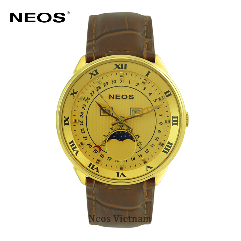 Đồng Hồ Moon Plase Neos N-40668M Nam Sapphire Dây Da