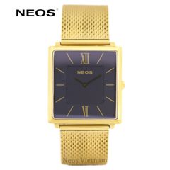 Đồng Hồ Mặt Vuông Neos N-40674M Nam Dây Lưới