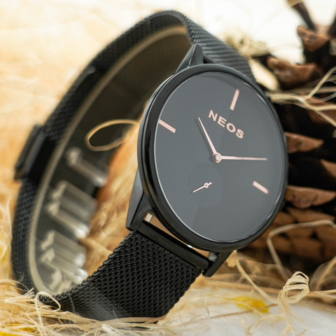 Đồng Hồ Nam Dây Lưới Neos N-40679M Sapphire Bảo Hành Chính Hãng 5 Năm