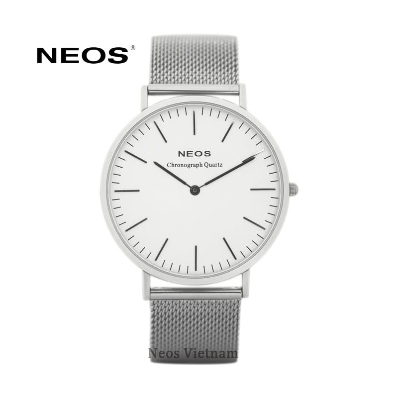 Đồng hồ Nam Đẹp Neos N-40687M Thời Trang Dây Thép Vàng