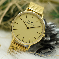 Đồng Hồ Nữ Dây Lưới Neos N-40687N Sapphire Bảo Hành Chính Hãng 5 Năm