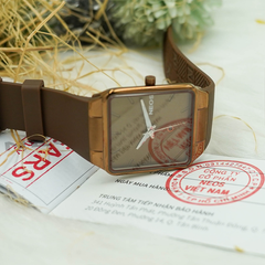 Đồng Hồ Nam Mặt Vuông Dây Nhựa Neos N-40704M Sapphire