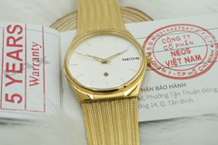 Đồng Hồ Nam Dây Lưới Neos N-40713M Sapphire Bảo Hành Chính Hãng 5 Năm
