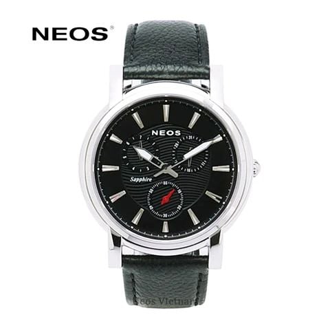Đồng Hồ Dây Da Nam Neos N-40722M Sapphire 5 Kim