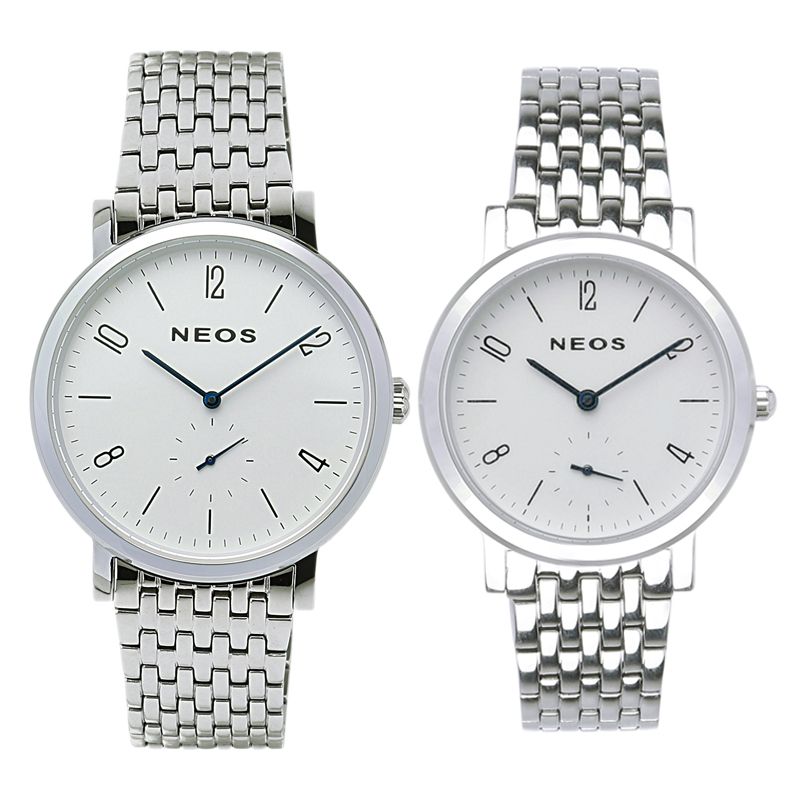Đồng Hồ Đôi Dây Thép Neos N-40728 Sapphire Bảo Hành Chính Hãng 5 Năm