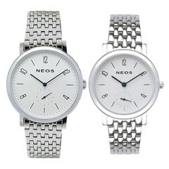 Đồng Hồ Đôi Dây Thép Neos N-40728 Sapphire Bảo Hành Chính Hãng 5 Năm