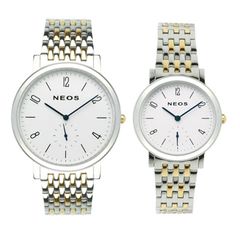 Đồng Hồ Đôi Dây Thép Neos N-40728 Sapphire Bảo Hành Chính Hãng 5 Năm