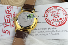 Đồng Hồ Đôi Dây Da Neos N-40728 Sapphire Bảo Hành Chính Hãng 5 Năm