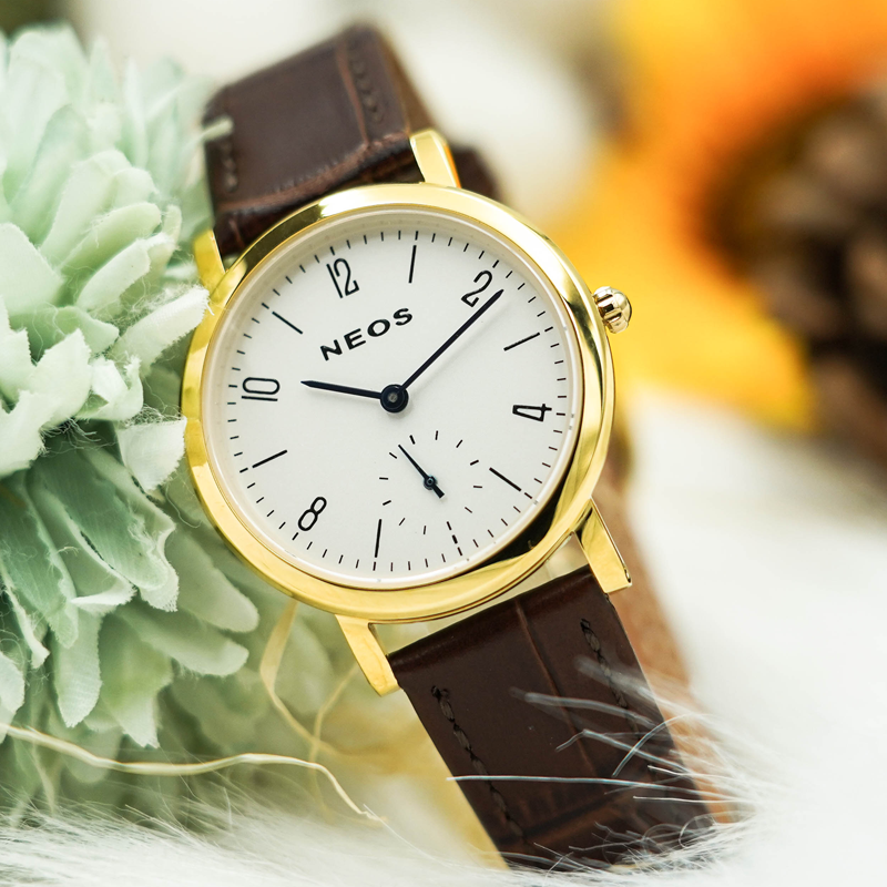 Đồng Hồ Đôi Dây Da Neos N-40728 Sapphire Bảo Hành Chính Hãng 5 Năm