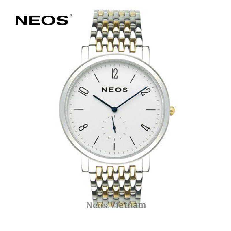 Đồng Hồ Đôi Dây Thép Neos N-40728 Sapphire Bảo Hành Chính Hãng 5 Năm
