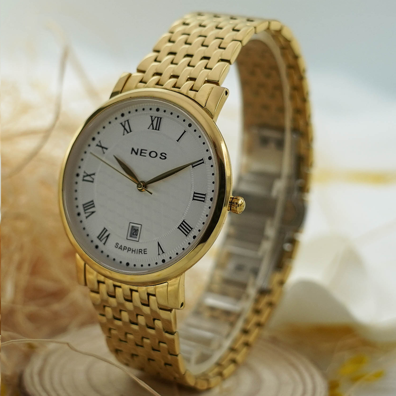 Đồng Hồ Nam Neos N-40737G Dây Thép Sapphire Chính Hãng
