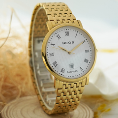 Đồng Hồ Nam Neos N-40737G Dây Thép Sapphire Chính Hãng