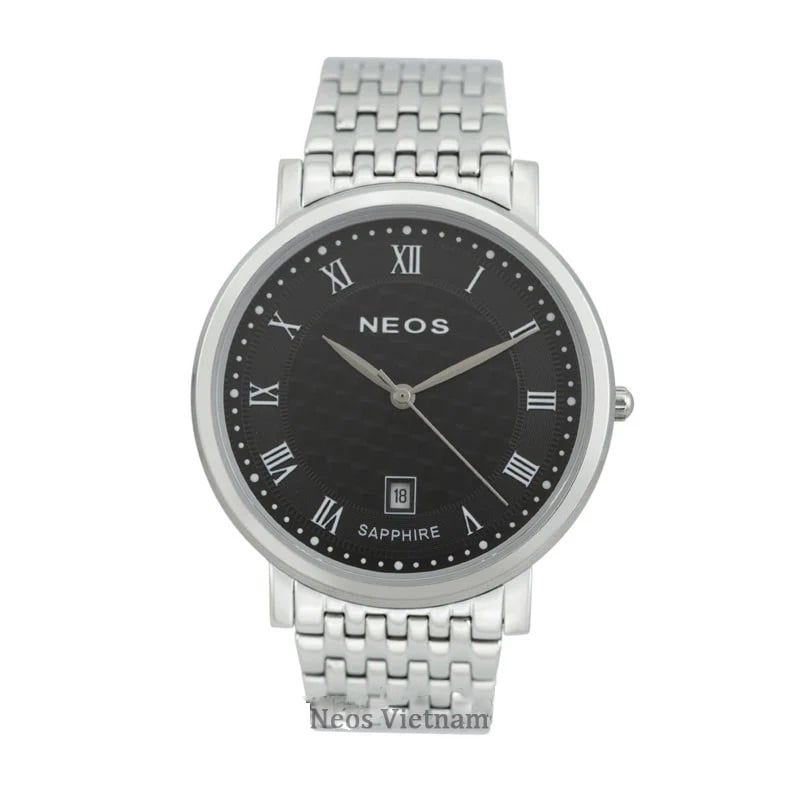 Đồng Hồ Nam Neos N-40737G Dây Thép Sapphire Chính Hãng