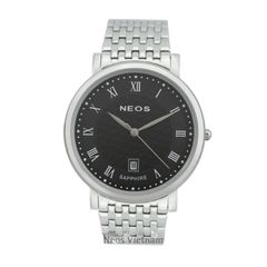 Đồng Hồ Nam Neos N-40737G Dây Thép Sapphire Chính Hãng
