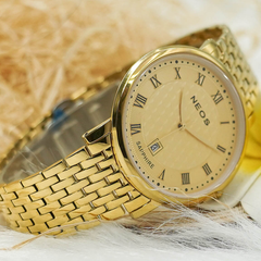Đồng Hồ Nam Neos N-40737G Dây Thép Sapphire Chính Hãng