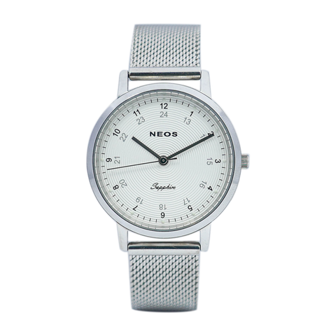 Đồng Hồ Nữ Dây Lưới Neos N-40748L Sapphire Bảo Hành Chính Hãng