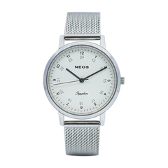 Đồng Hồ Nữ Dây Lưới Neos N-40748L Sapphire Bảo Hành Chính Hãng