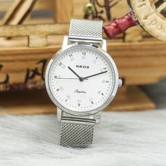 Đồng Hồ Nữ Dây Lưới Neos N-40748L Sapphire Bảo Hành Chính Hãng