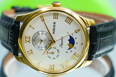 Đồng Hồ Nam Dây Da Lịch Tuần Trăng Neos N-40749M Sapphire Bảo Hành Chính Hãng 5 Năm