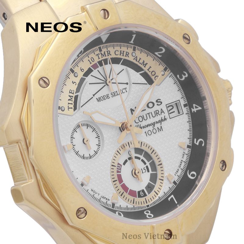 Đồng Hồ Nam Chronograph 6 Kim Neos N-50516M Sapphire Bảo Hành Chính Hãng