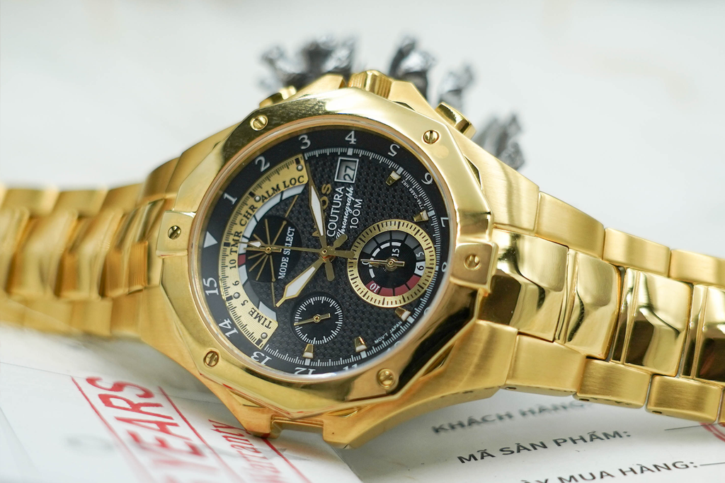 Đồng Hồ Nam Chronograph 6 Kim Neos N-50516M Sapphire Bảo Hành Chính Hãng