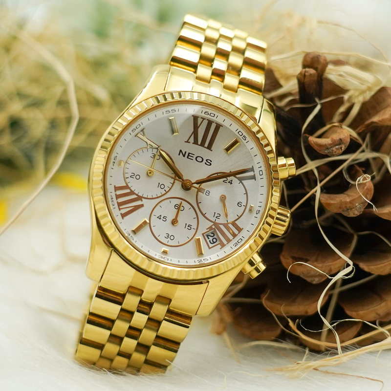 Đồng Hồ 6 Kim Chronograph Nam Neos N-50547M Sapphire Chính Hãng