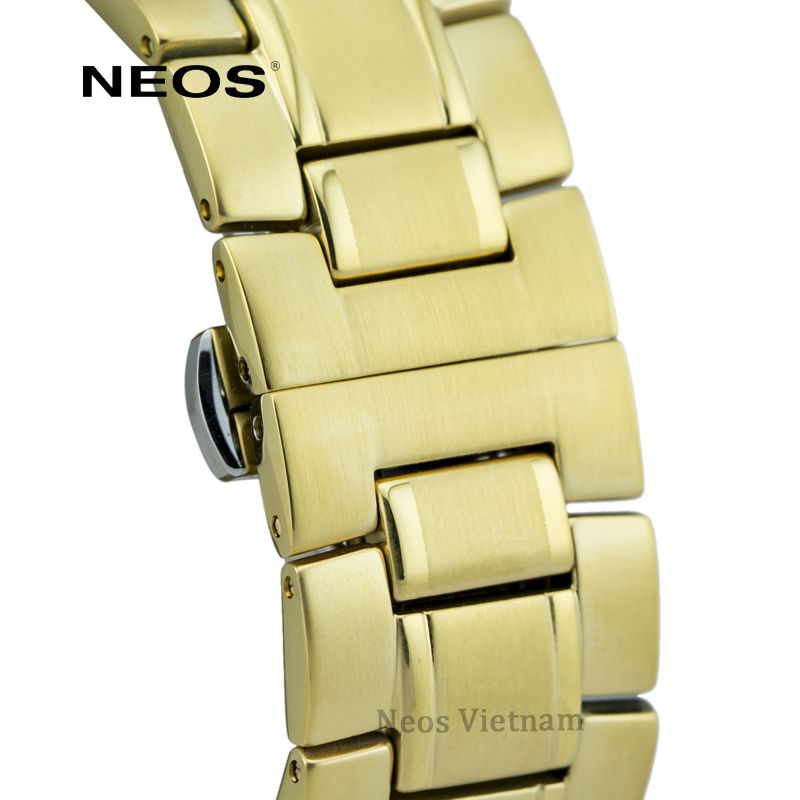 Đồng Hồ Nam Chronograph 6 kim 3 Cổt Neos N-50556M Nam Sapphire Chính Hãng