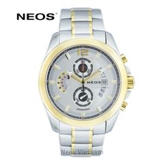 Đồng Hồ Nam Chronograph 6 kim 3 Cổt Neos N-50556M Nam Sapphire Chính Hãng