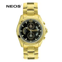 Đồng Hồ Nam Chronograph 6 kim 3 Cổt Neos N-50556M Nam Sapphire Chính Hãng
