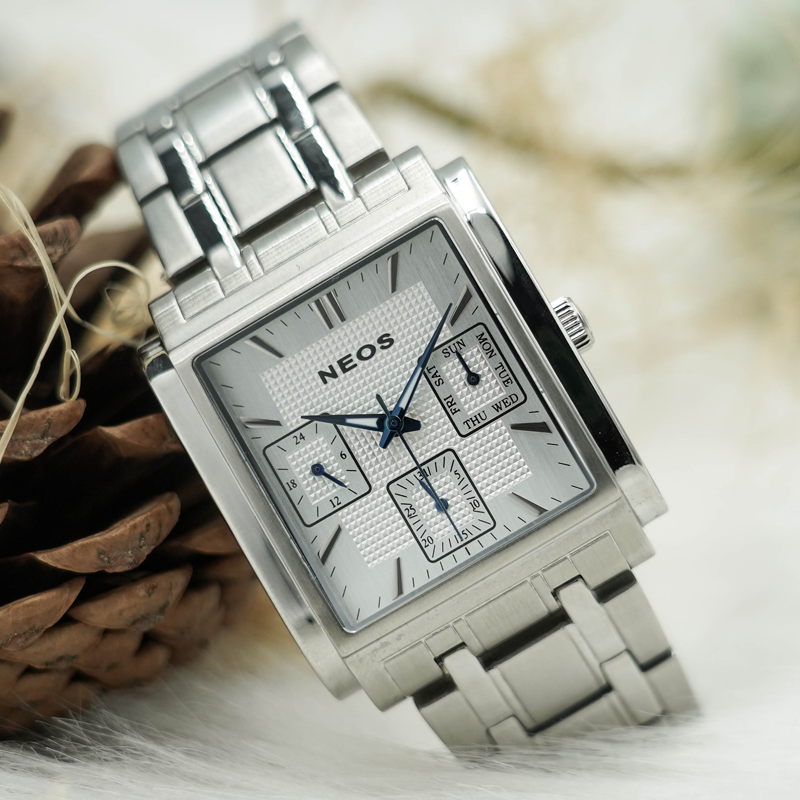 Đồng Hồ Chính Hãng Neos N-50557M Nam Sapphire Dây Thép