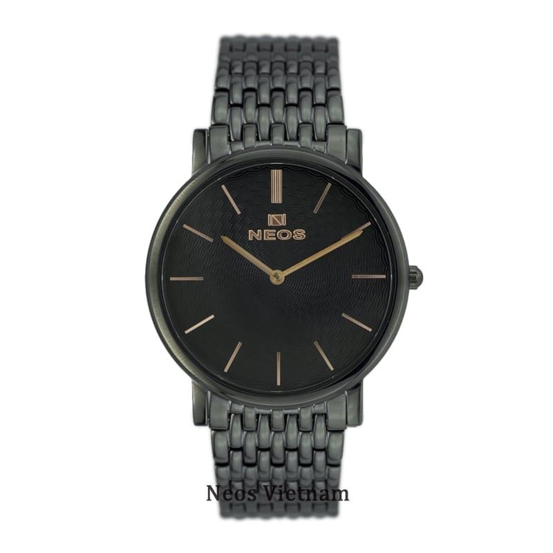 Đồng Hồ Neos N-40577M Nam Dây Thép Bạc Chính Hãng