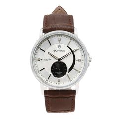 Đồng Hồ Nam Dây Da Sunrise No.1120SA Sapphire Chính Hãng
