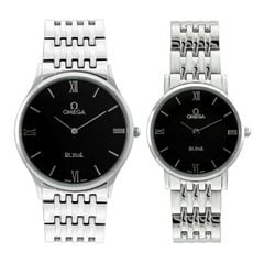 Đồng Hồ Đôi Dây Thép Omega  3601 Sapphire Bảo Hành 12 Tháng