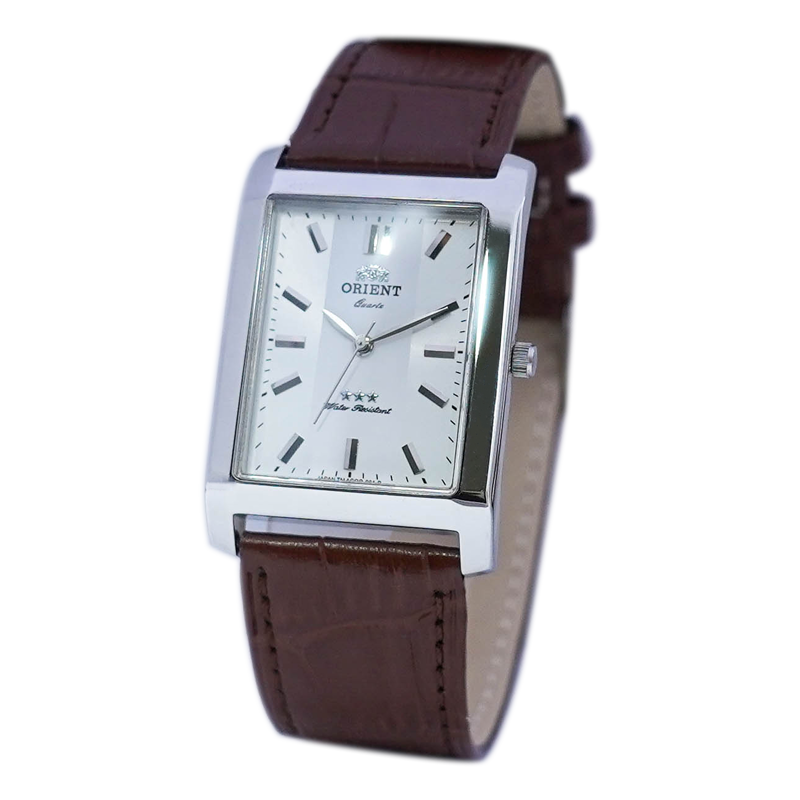 Đồng Hồ Dây Da Mặt Chữ Nhật Orient 983M Sapphire Bảo Hành 12 Tháng