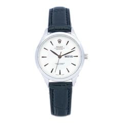 Đồng Hồ Nữ Dây Da Rolex 5055 Kính Sapphire