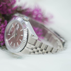 Đồng Hồ Rolex Perpetual Day-Date Máy Cơ Nam Dây Thép